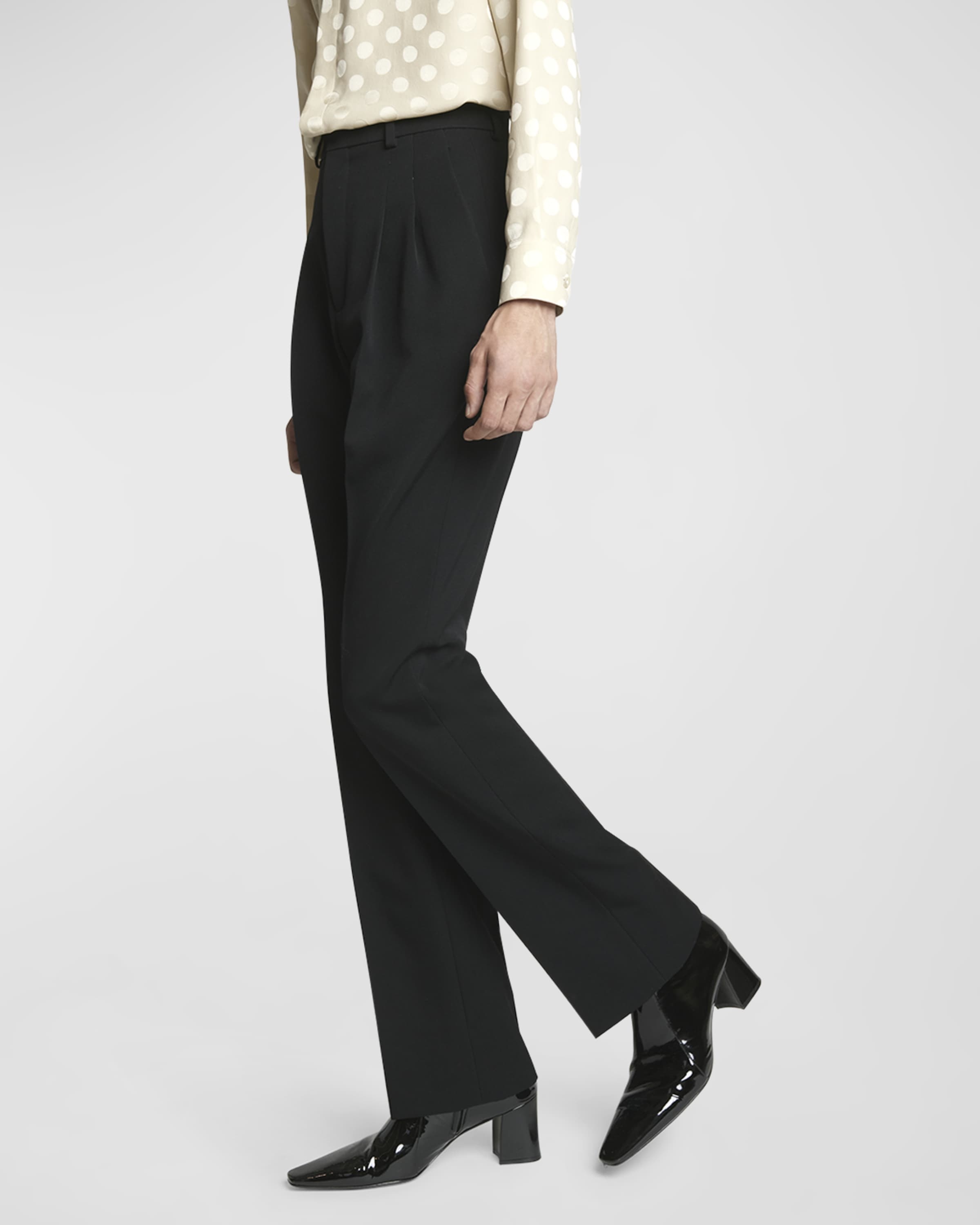 Men's Grain de Poudre Pleated Trousers - 4