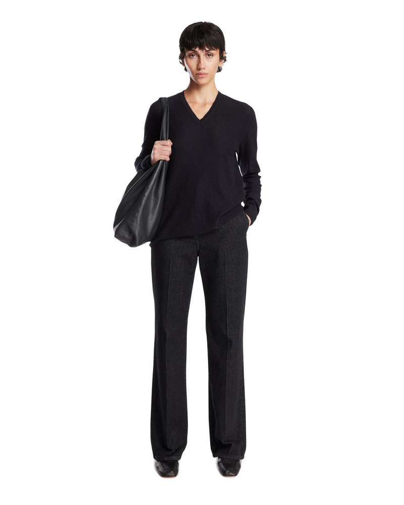 The Row Blue Cashmere Sweater outlook