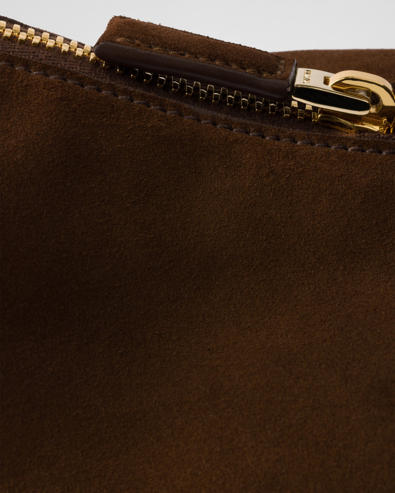 Suede hand bag 6