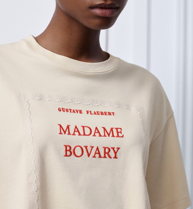 Book Cover Oversized Cropped T-Shirt 4