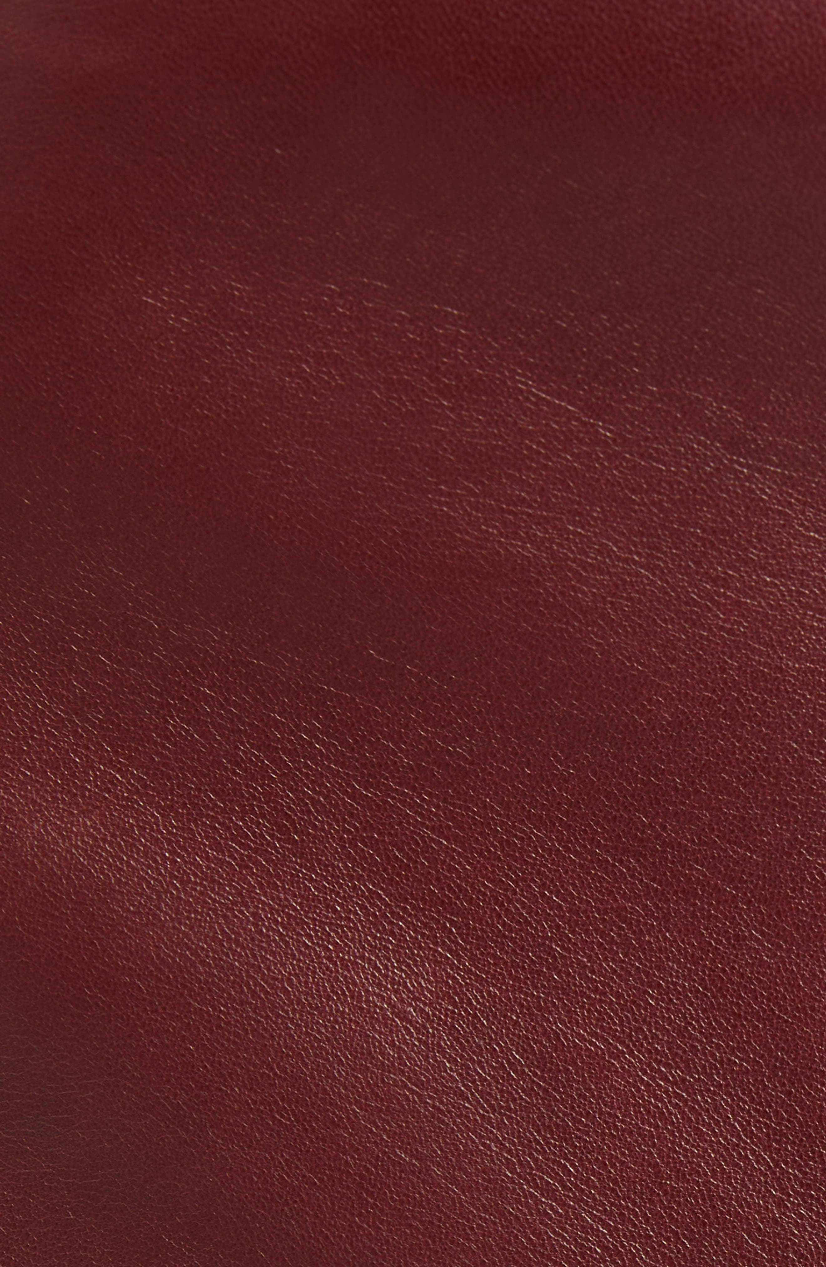 TOM FORD Diagonal Zip Plongé Leather Skirt in Er532 Burgundy at Nordstrom - 6