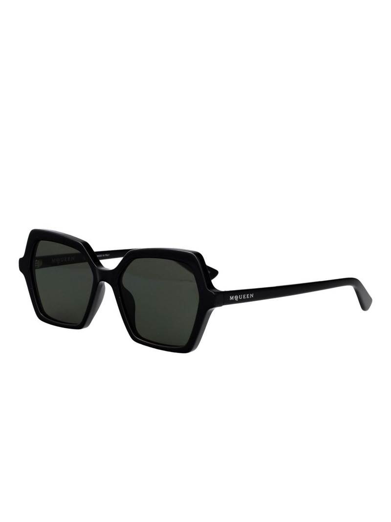 Alexander McQueen geometric-frame sunglasses outlook