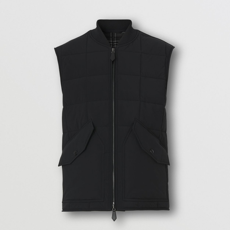 Quilted Stretch Nylon Gilet 1
