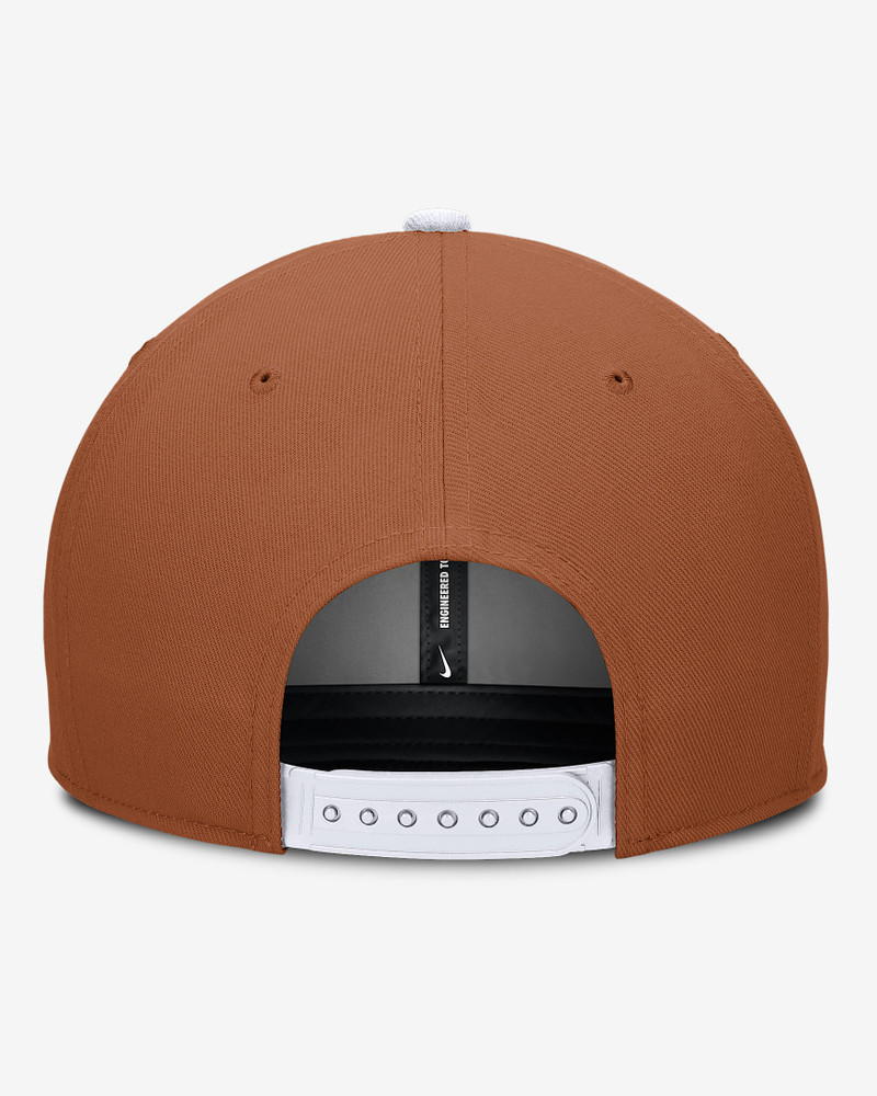 Nike Texas Legacy Script Men's Nike Dri-FIT College Adjustable Hat outlook