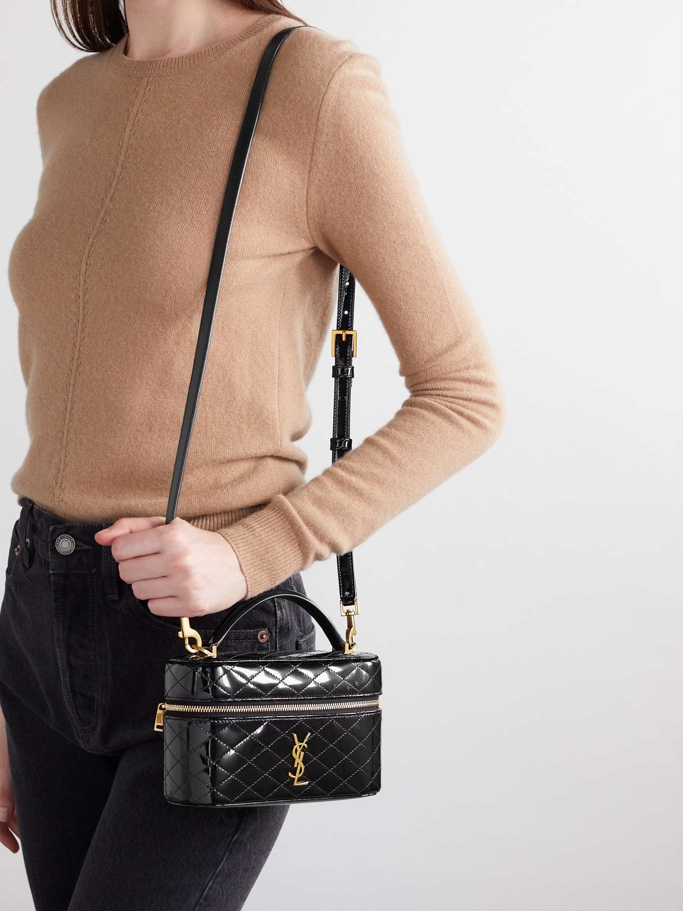 Gaby Vanity patent-leather shoulder bag - 6