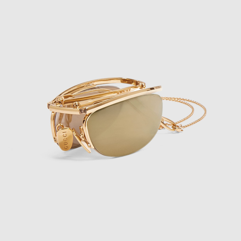 GG2157S Foldable oval-shaped sunglasses 8