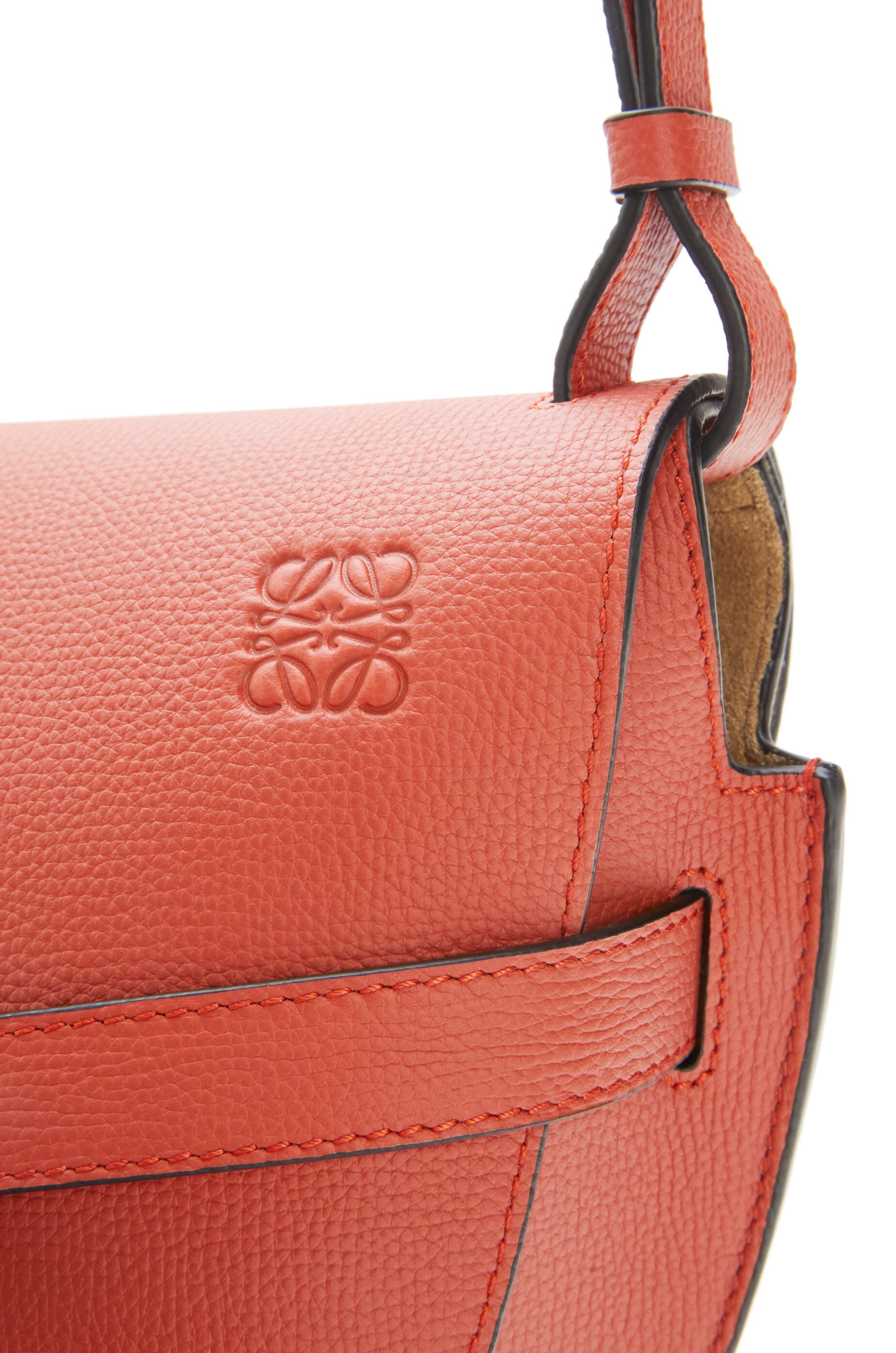 Small Gate bag in pebble grain calfskin - 7