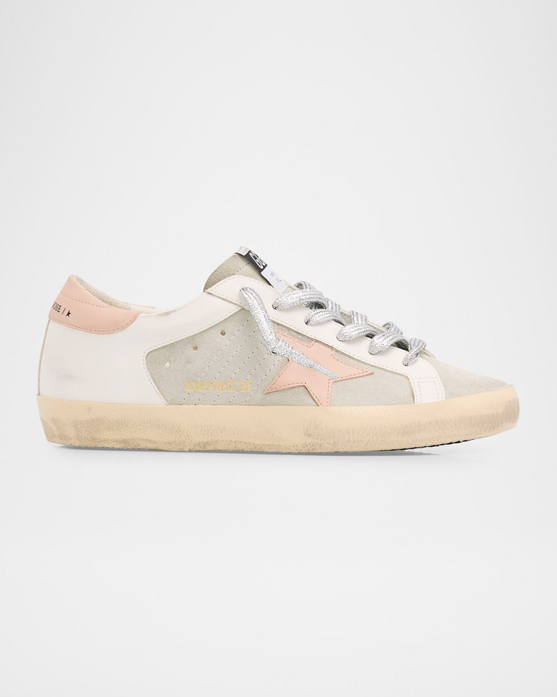 Superstar Mixed Leather Low-Top Sneakers 1