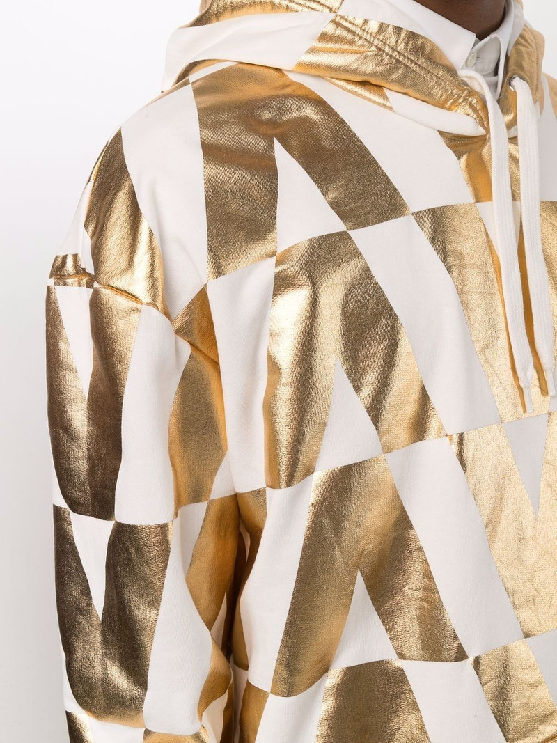 monogram-print hoodie 5