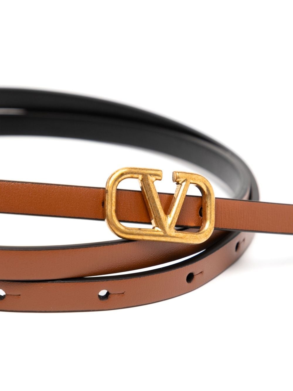 VLogo Signature reversible leather belt - 2