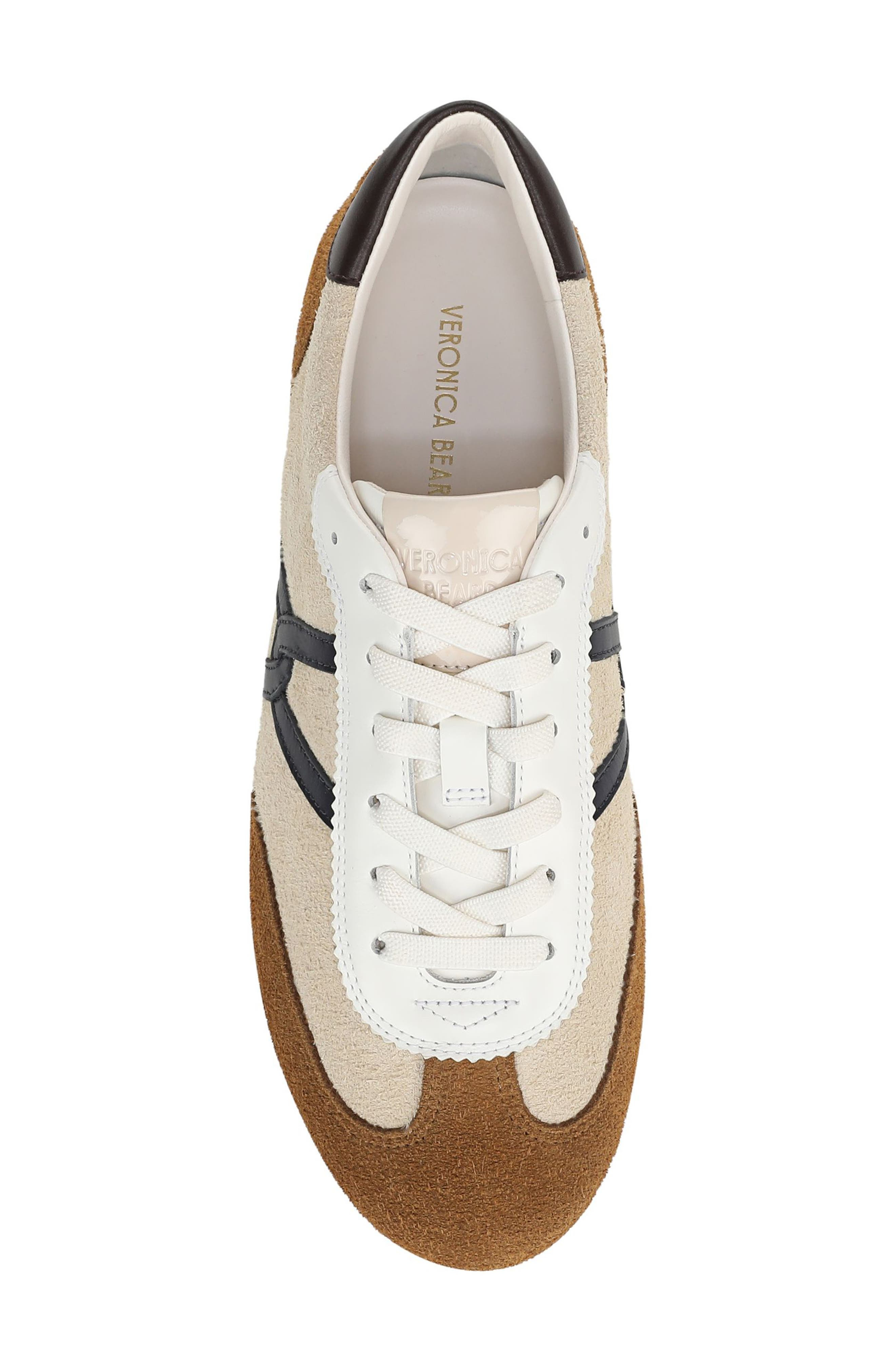 Veronica Beard Riviera Sneaker in Sand/Hazelwood/Black at Nordstrom - 5