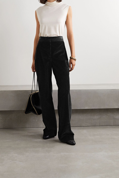 The Row Caylan cotton-corduroy wide-leg pants outlook