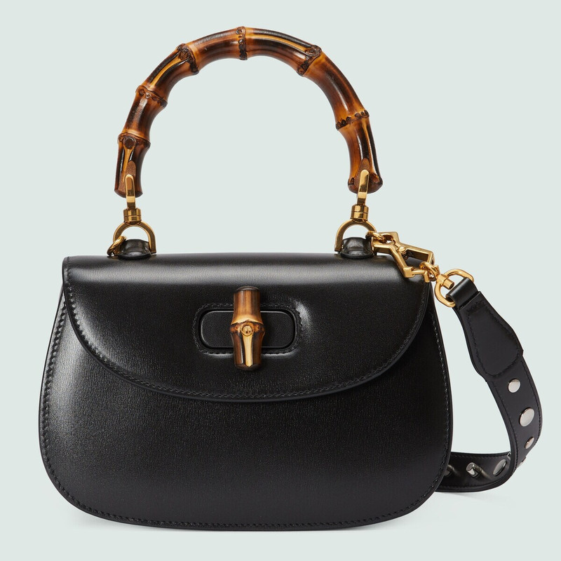 Thin studded 'Gucci' shoulder strap 4