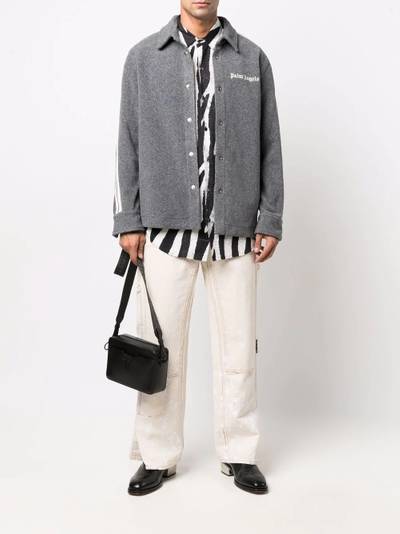 Palm Angels side striped shirt outlook