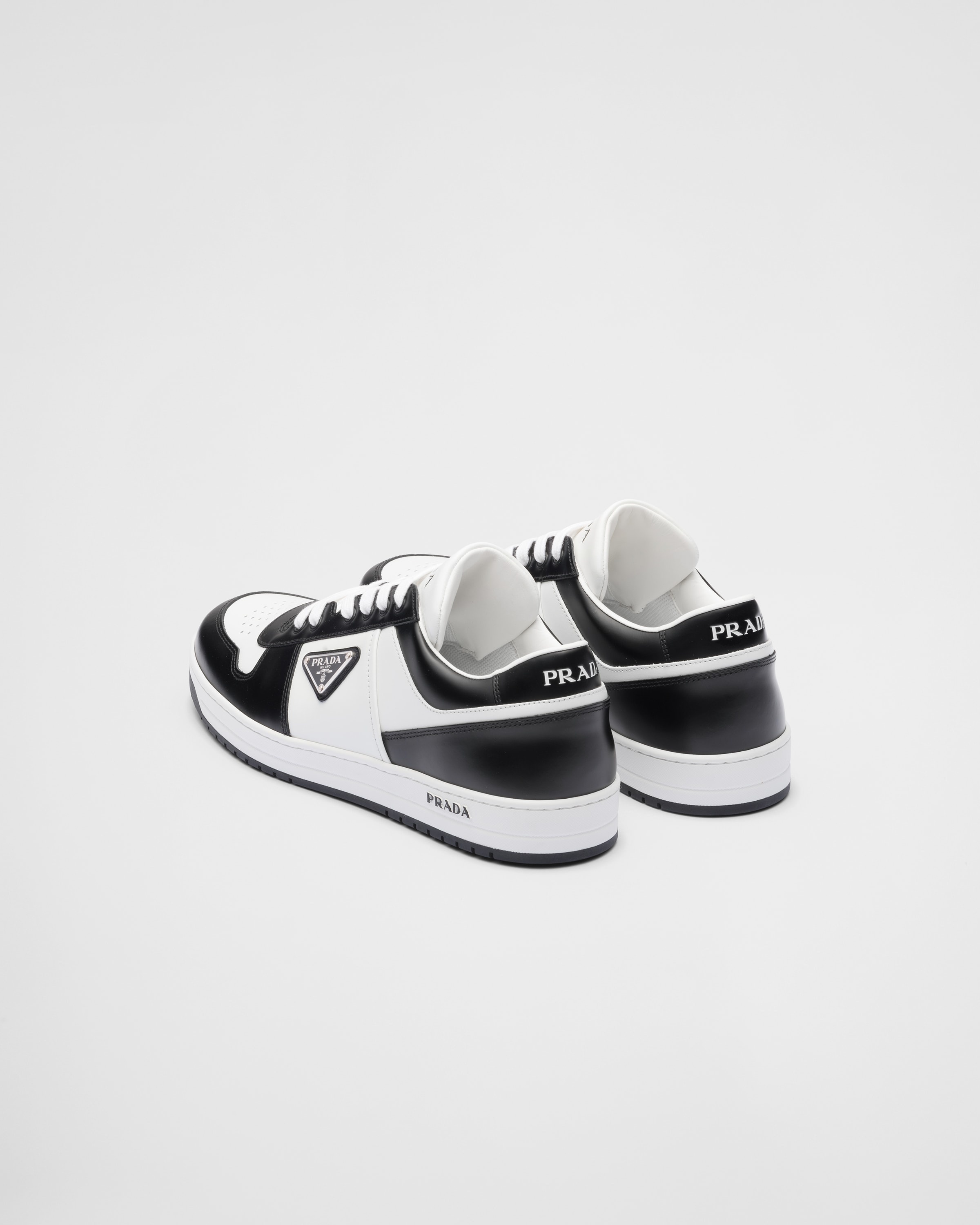 Prada Downtown leather sneakers | REVERSIBLE