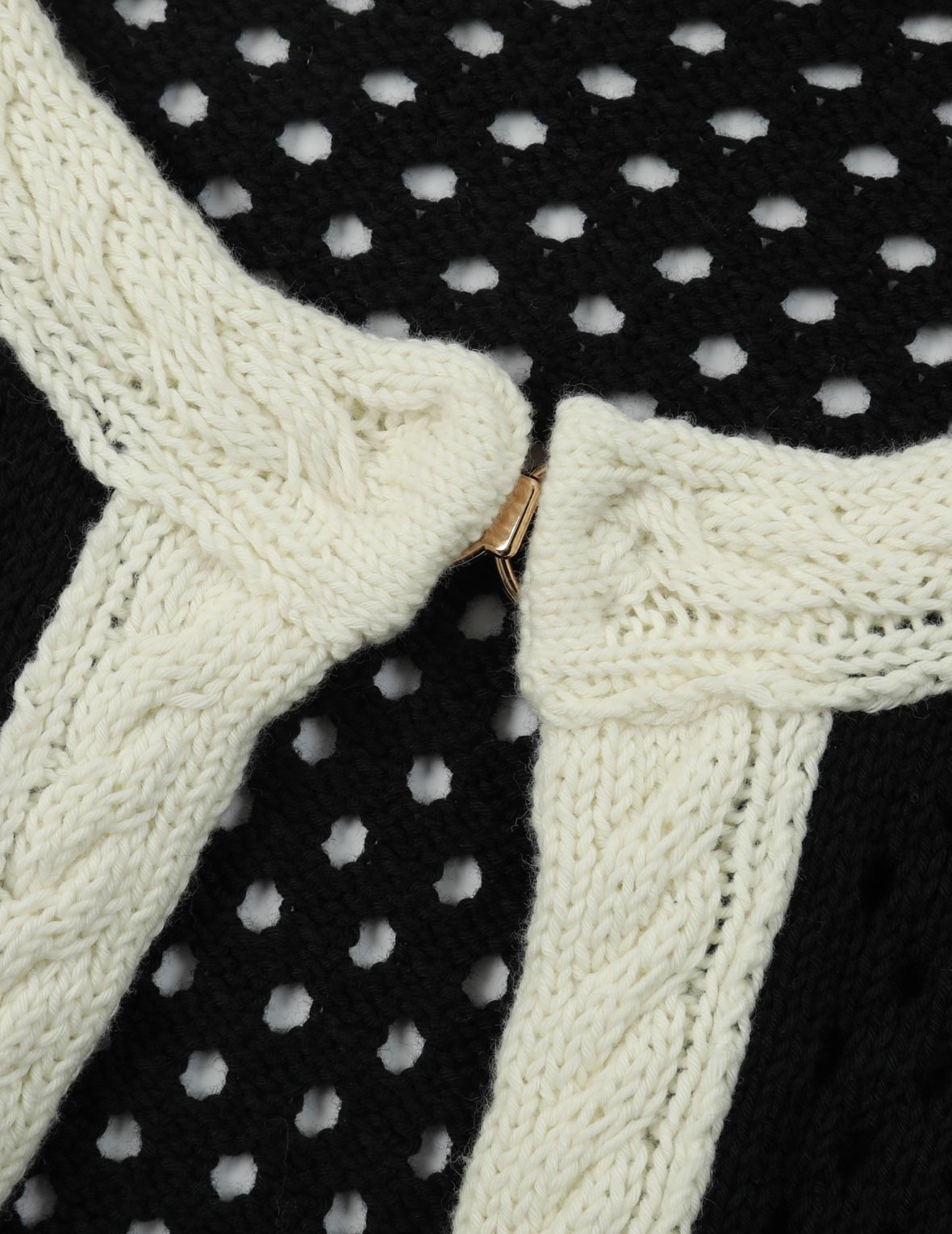 SEAGULL EMBROIDERY OPEN-KNITTED CARDIGAN - 7