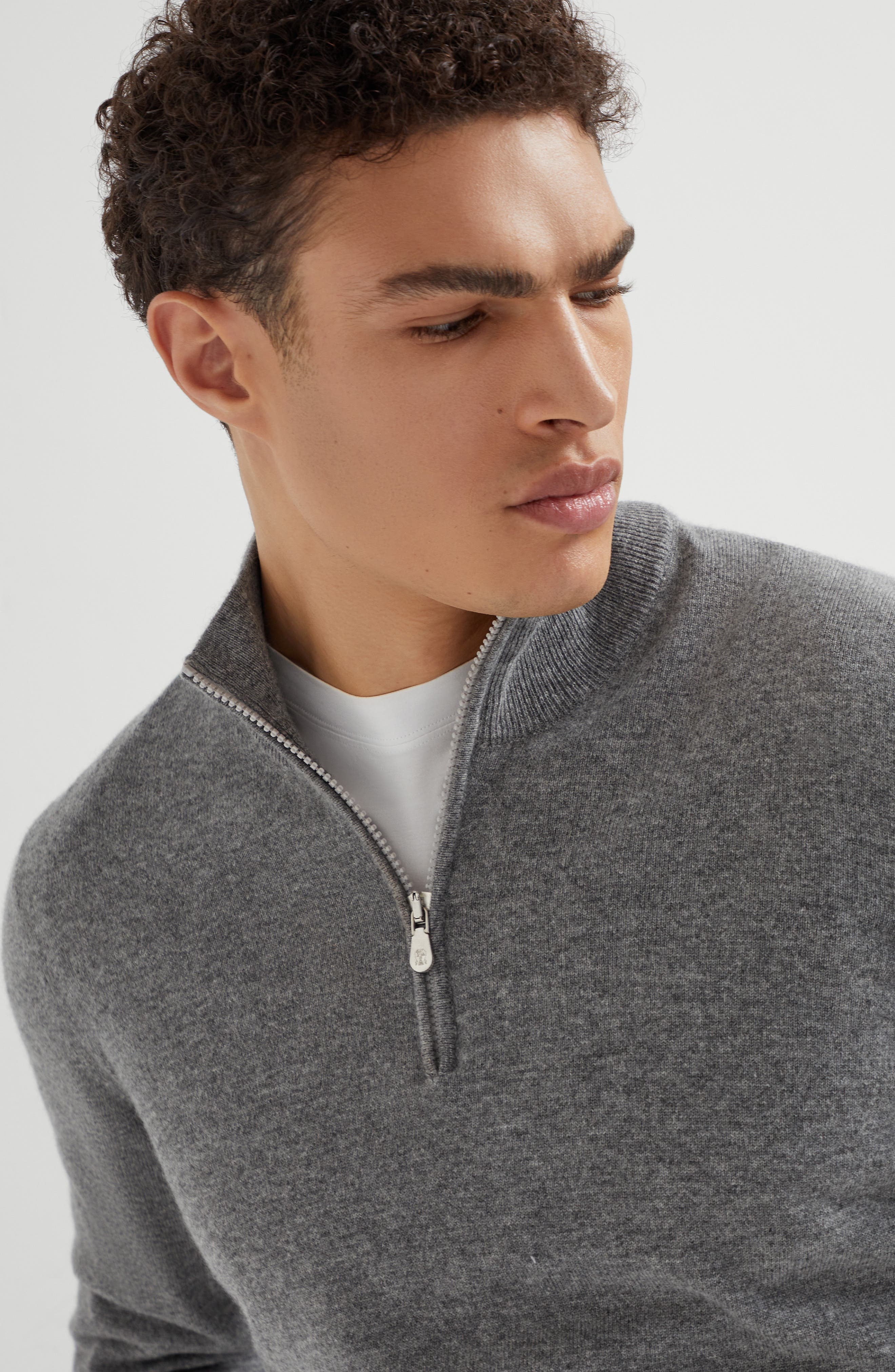 Brunello Cucinelli Cashmere sweater in Dark Grey at Nordstrom - 4