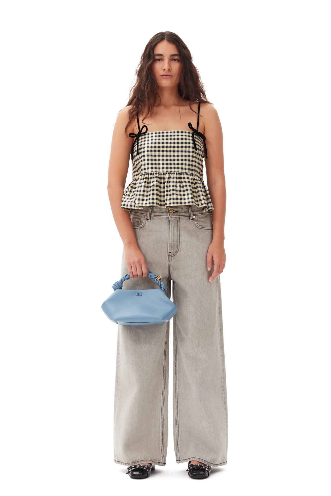 GREY FUTURE DENIM WIDE JEANS - 3