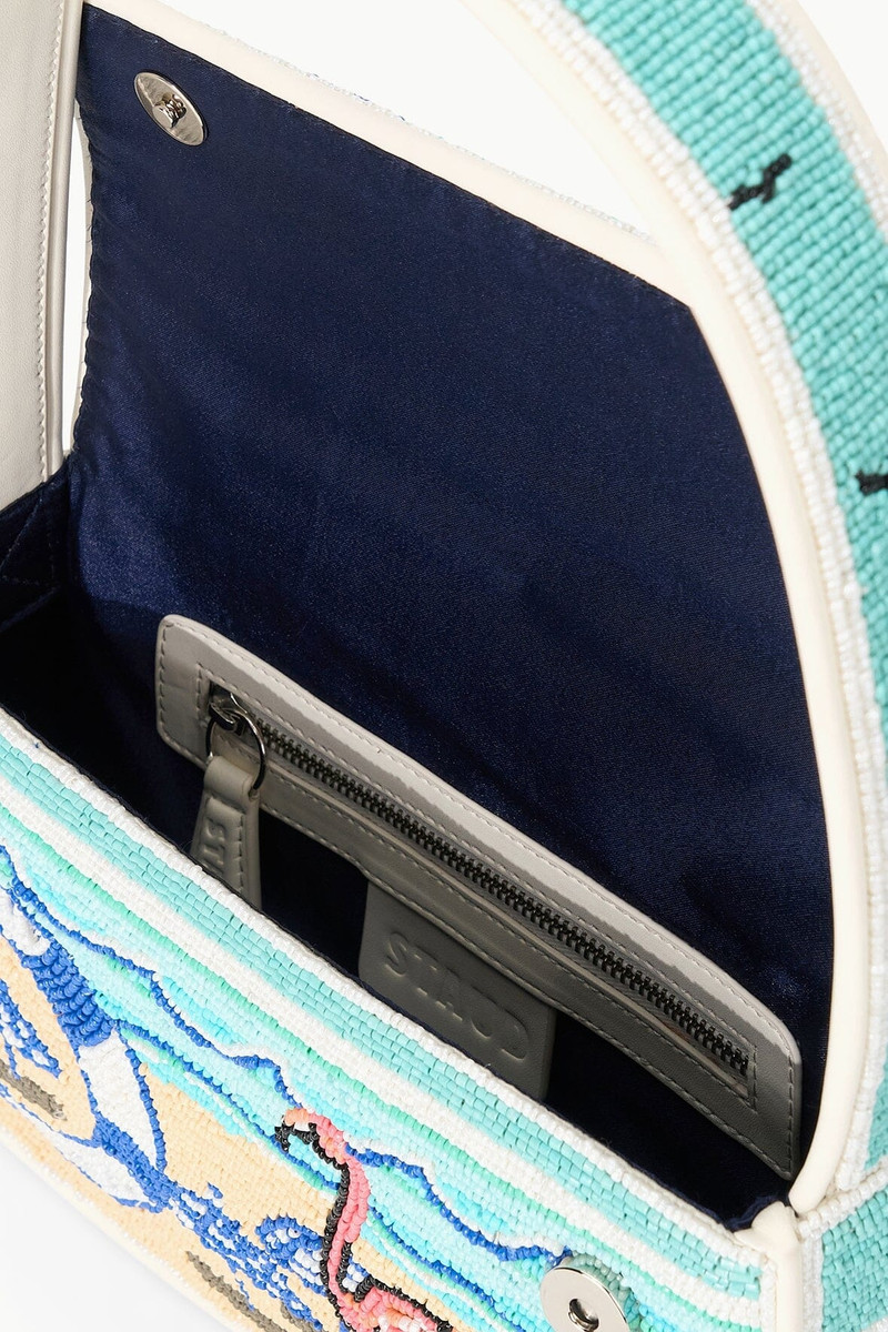 STAUD ST. REGIS TOMMY BEADED BAG VACATION SCENIC 5