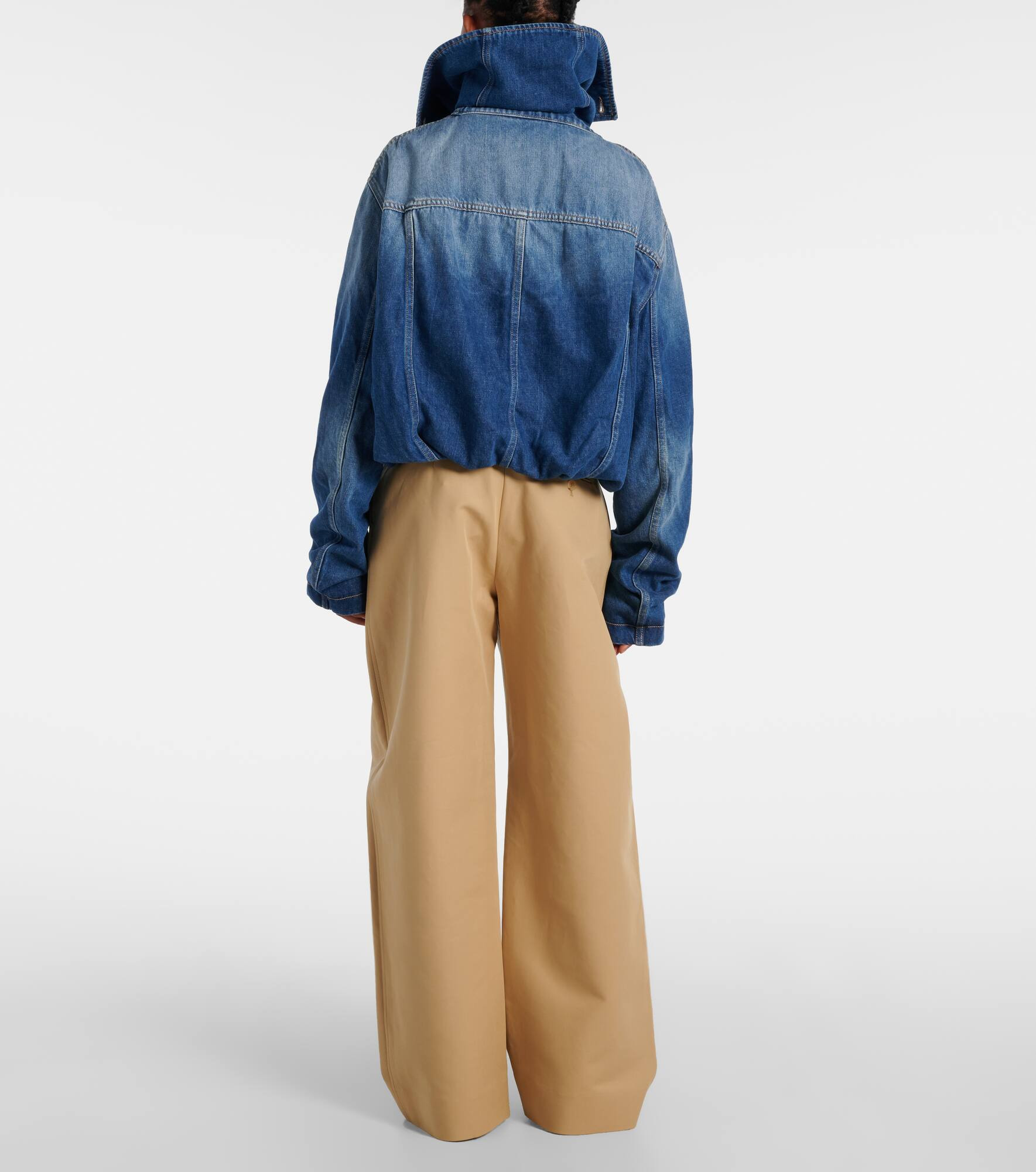 Washed-off denim jacket - 3