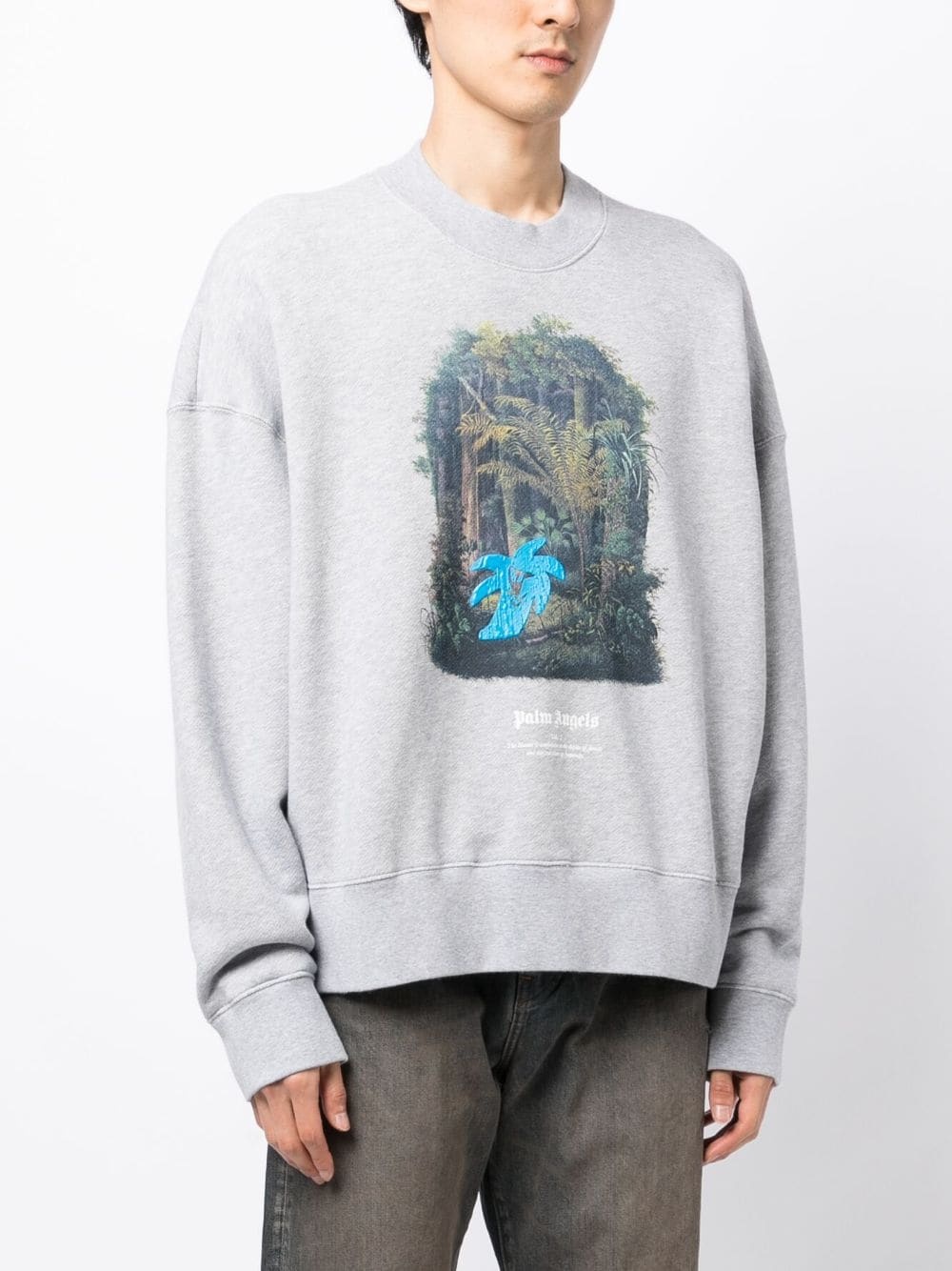 graphic-print cotton sweatshirt - 3