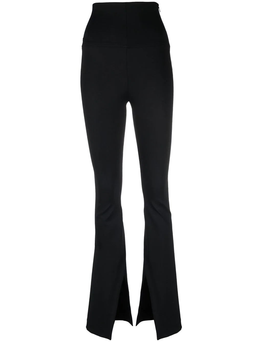 high-rise flared trousers - 1