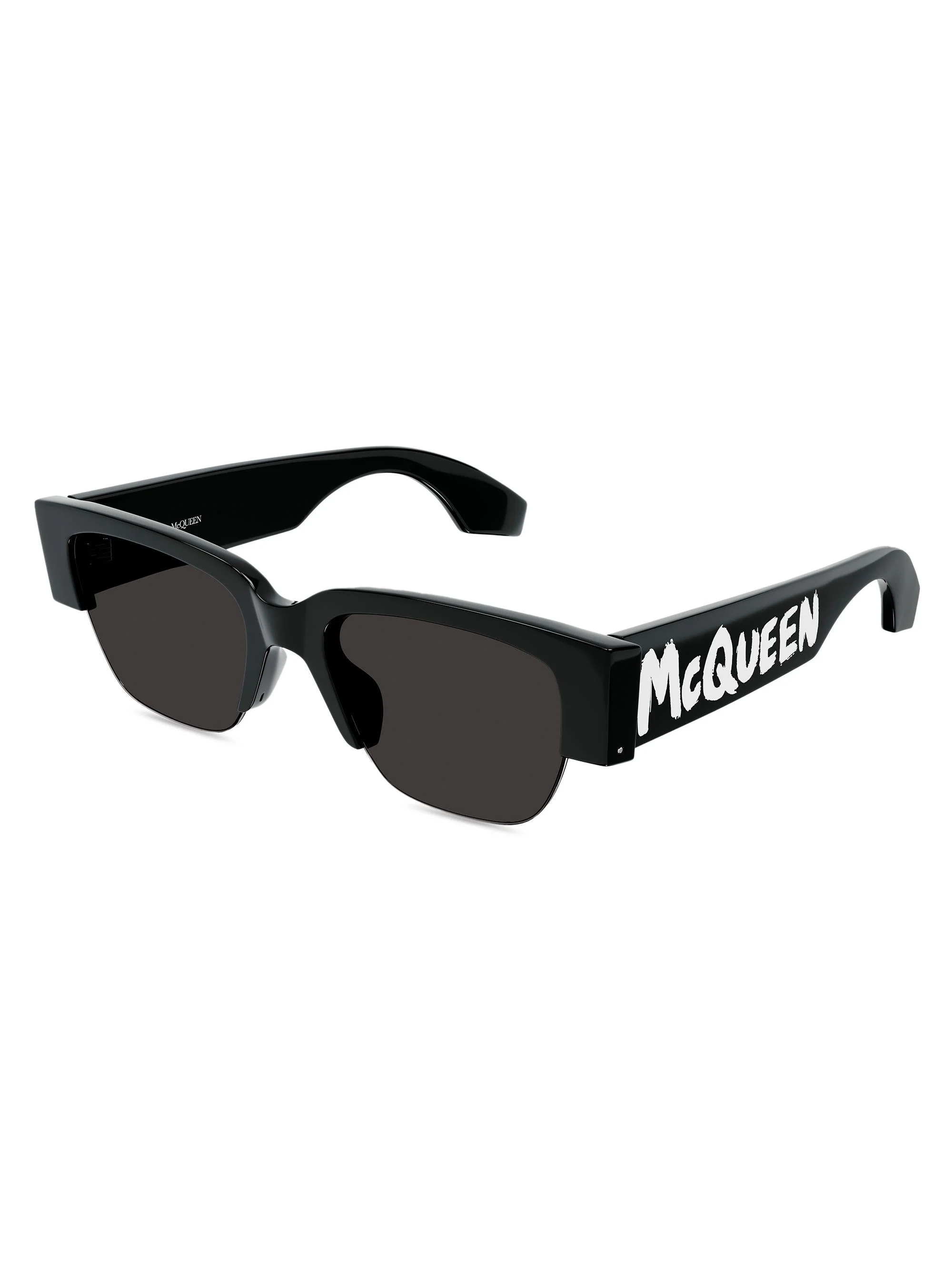 Men's Graffiti 54MM Mirrored Acetate Sunglasses - Black - 1