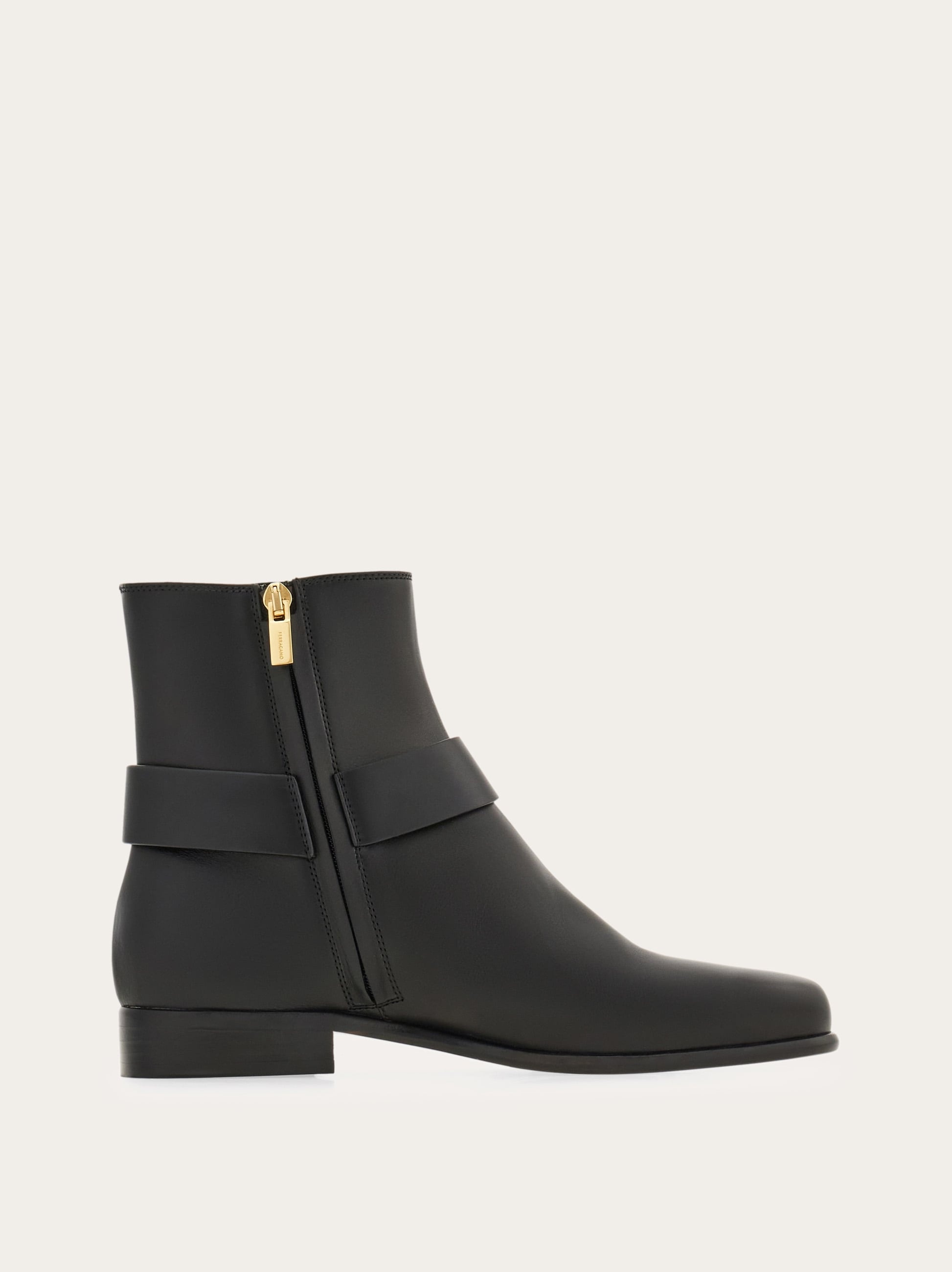 Gancini ornament ankle boot - 6