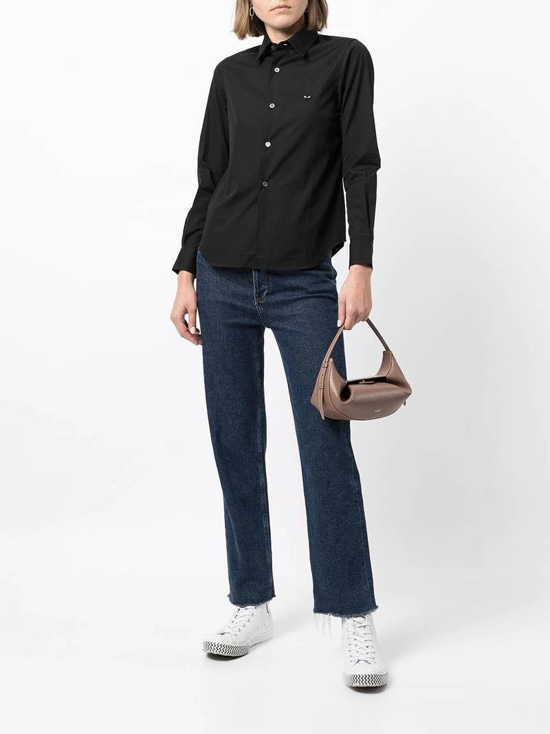 Comme Des Garçons Play-logo longsleeved shirt outlook