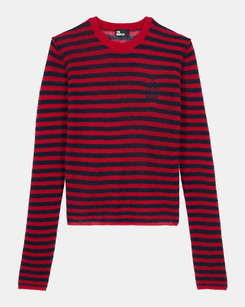 STRIPED MOHAIR SWEATER 1