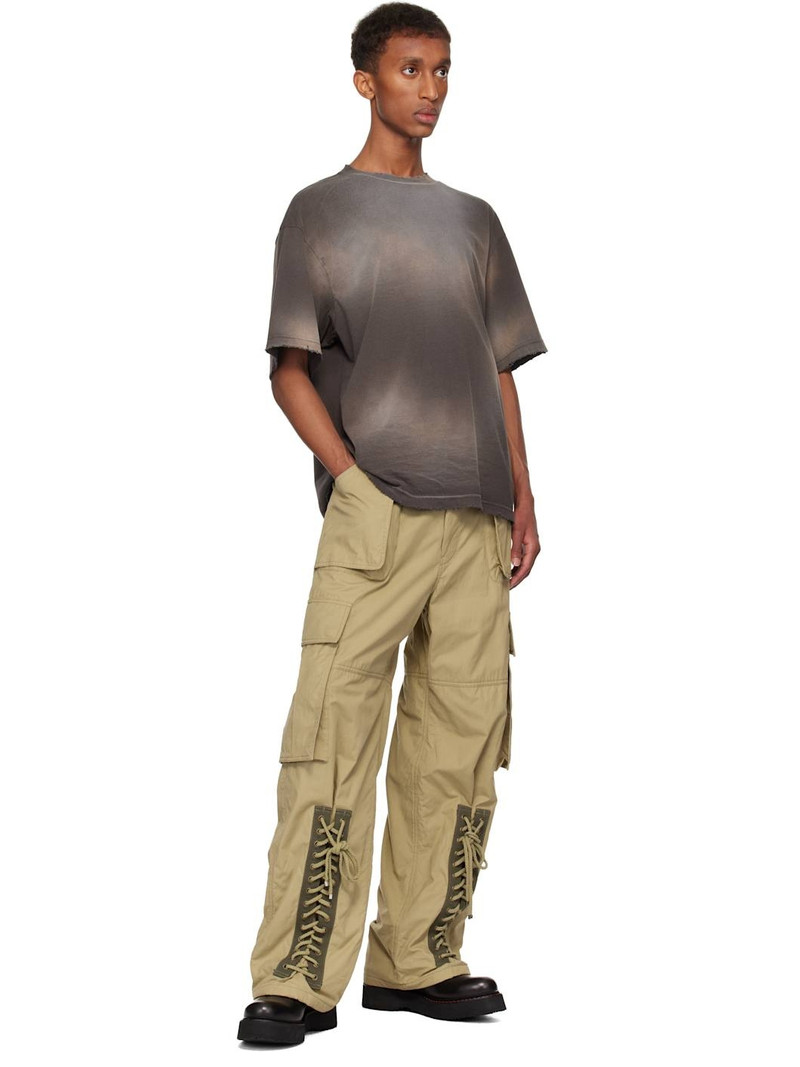 We11done Gray Standard Logo Washed T-shirt outlook