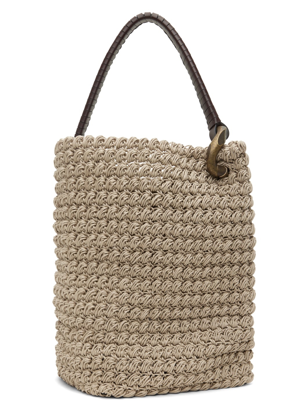 Taupe Large JWA Corner Bucket Tote - 1