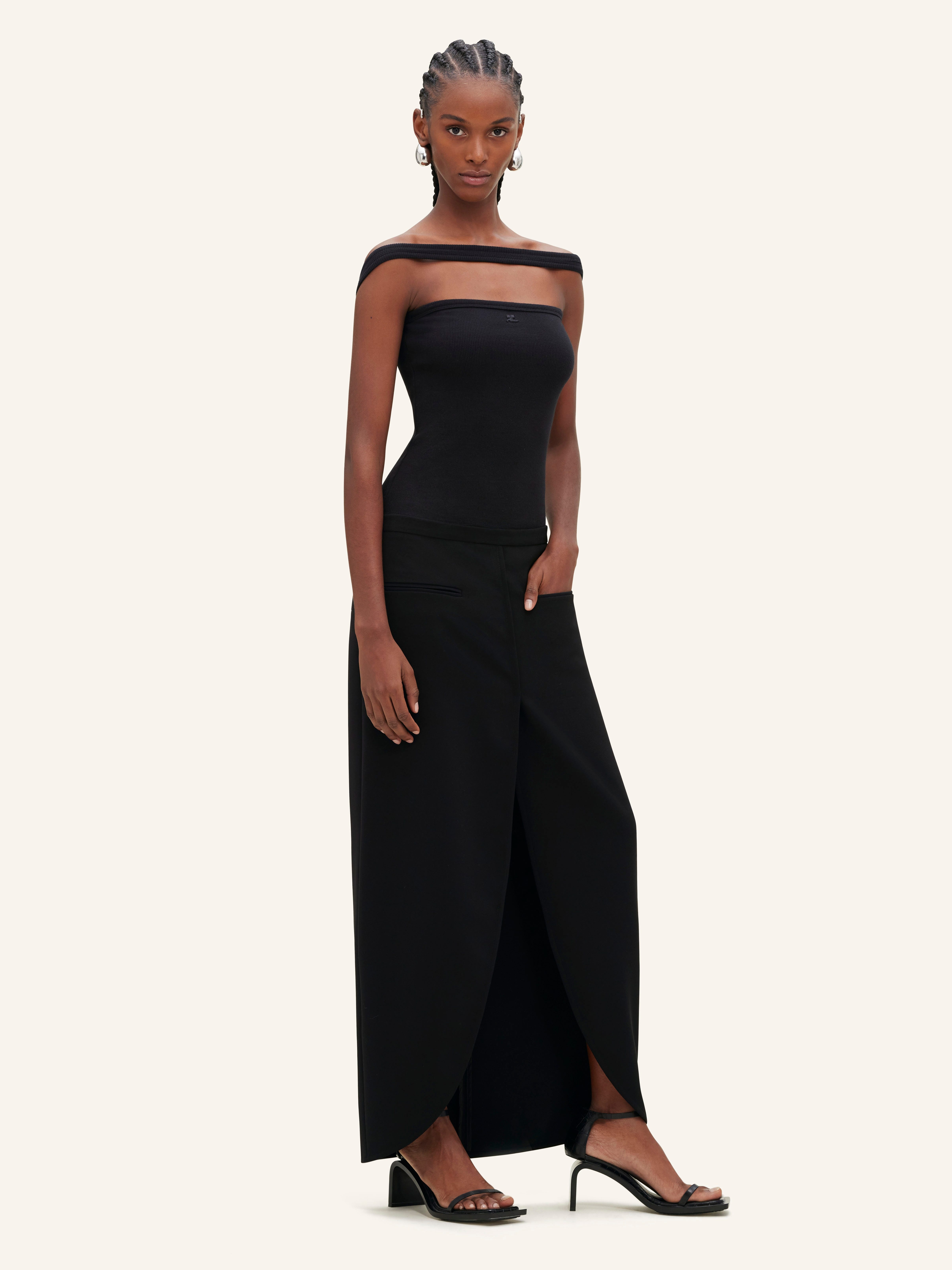ELLIPSE TAILORED LONG SKIRT - 3