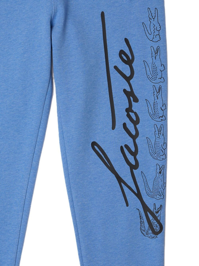 LACOSTE printed "Blue" track pants outlook