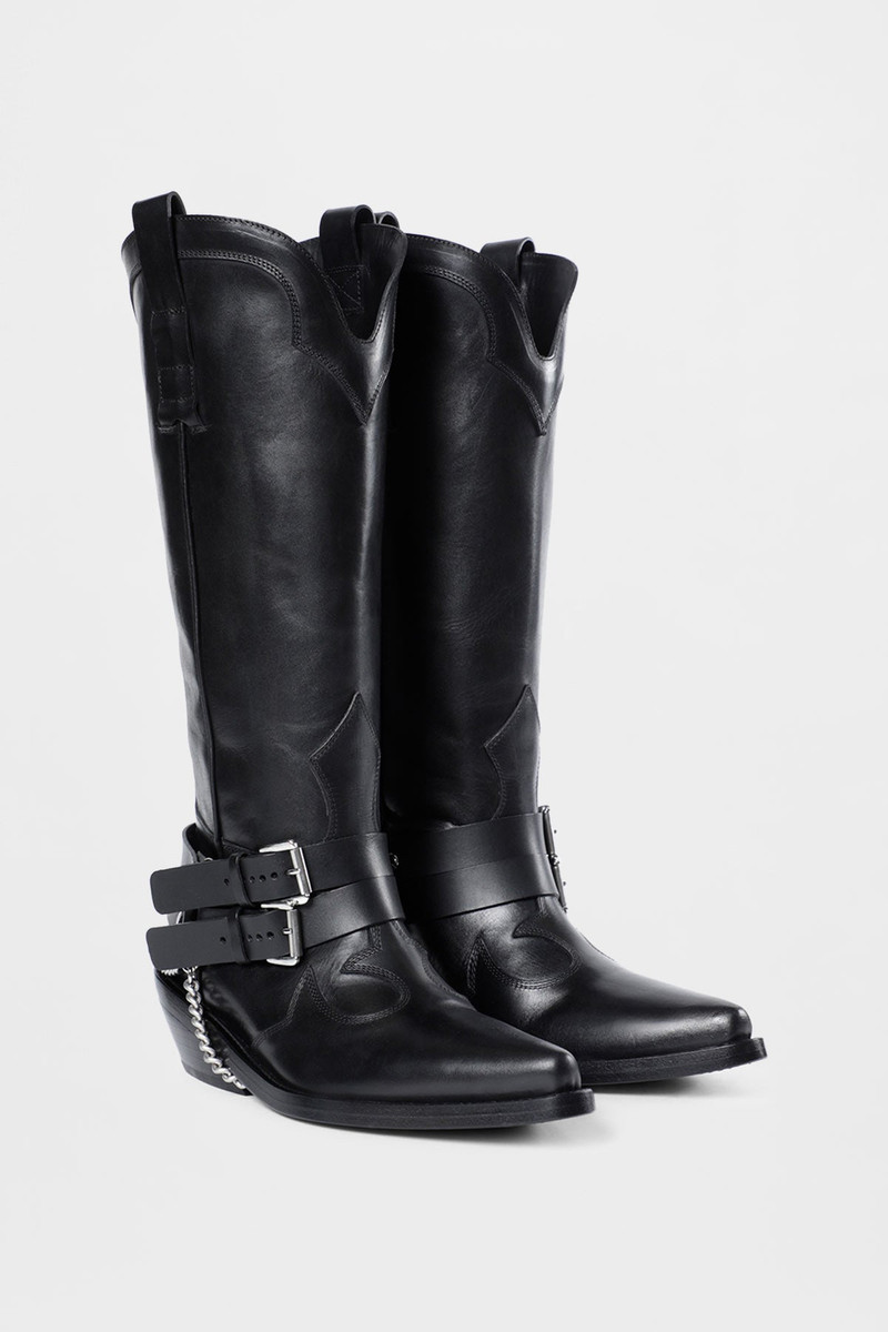 Finnbo Santiago Boots With Belts 1