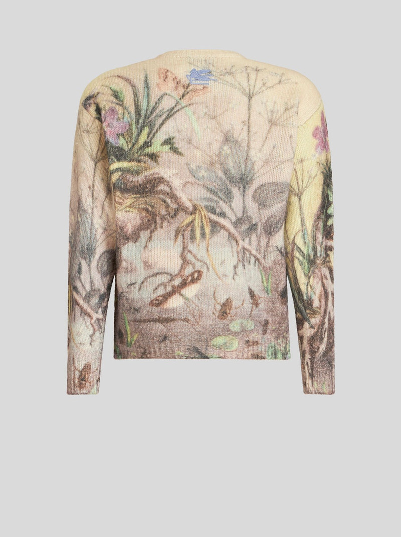 PRINTED MIXED ALPACA JUMPER 5