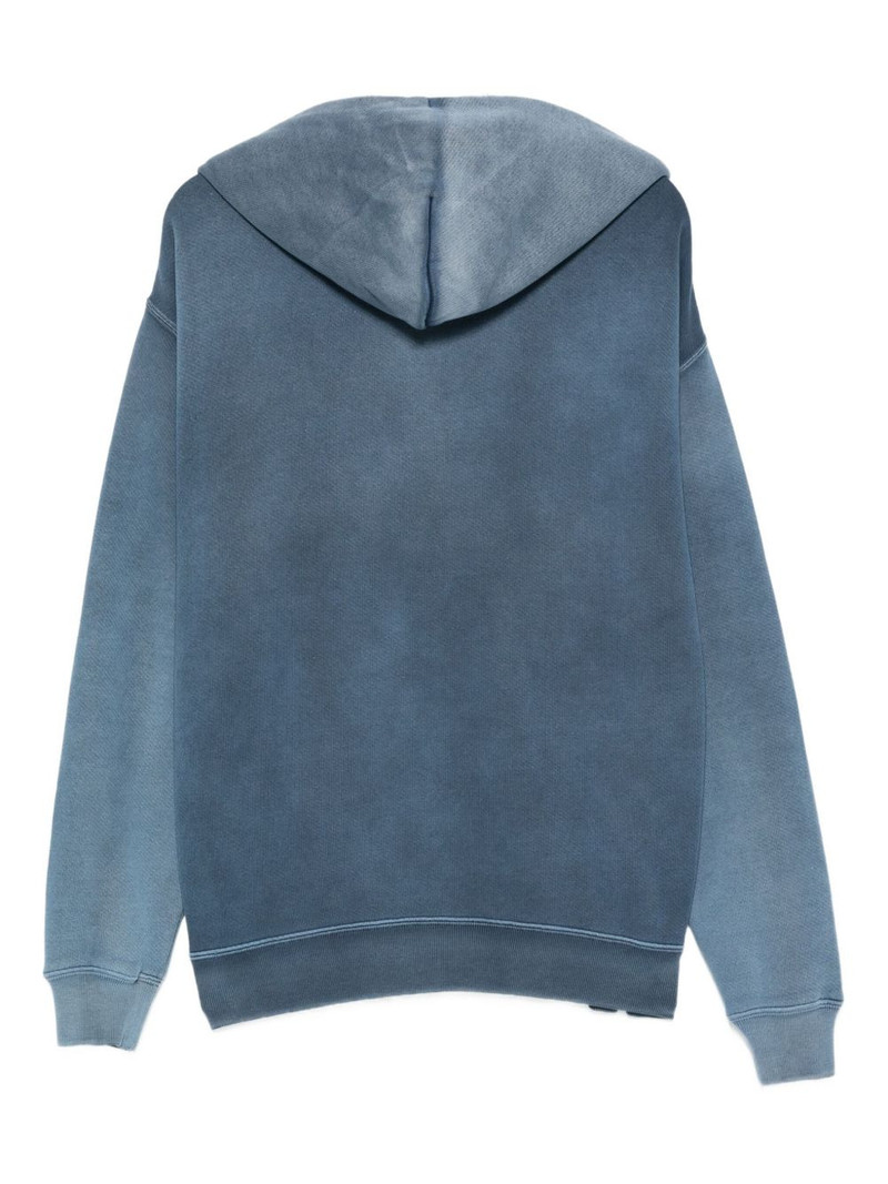 Off-White logo-embroidered hoodie outlook