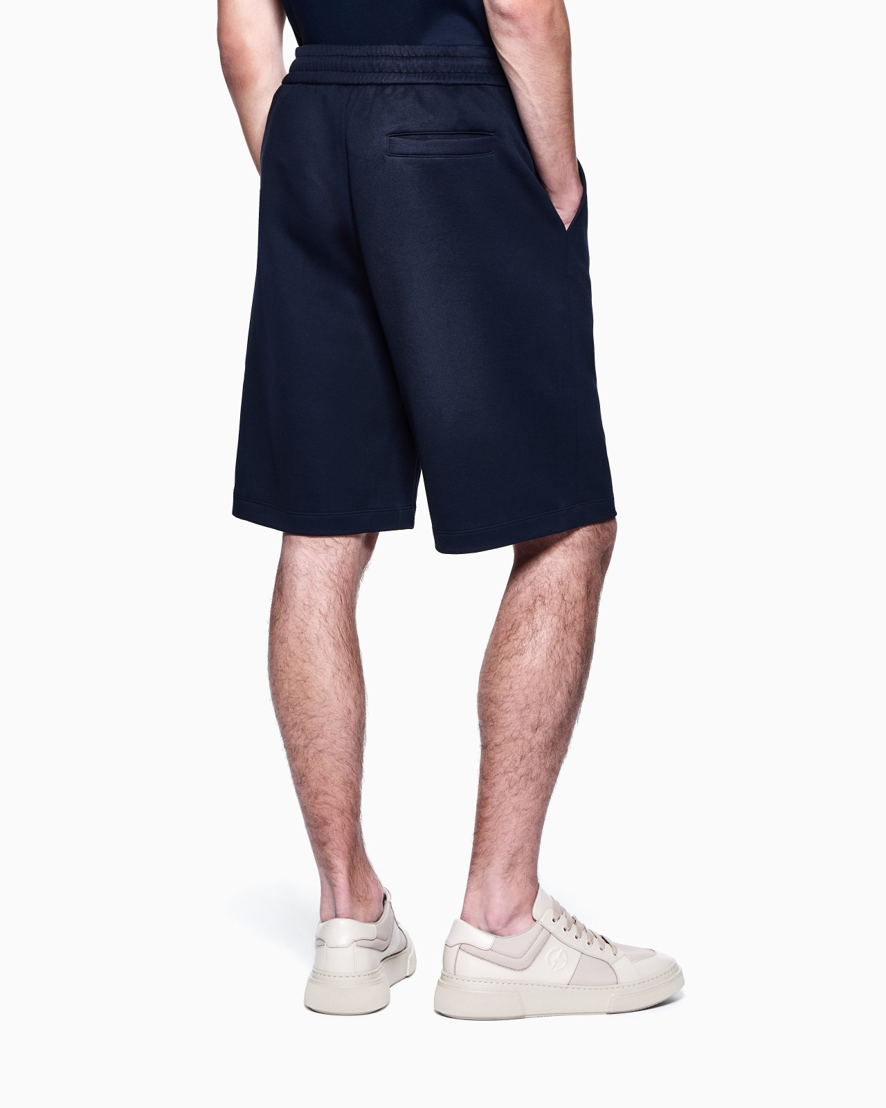 MODAL-BLEND DOUBLE-JERSEY BERMUDA SHORTS - 3