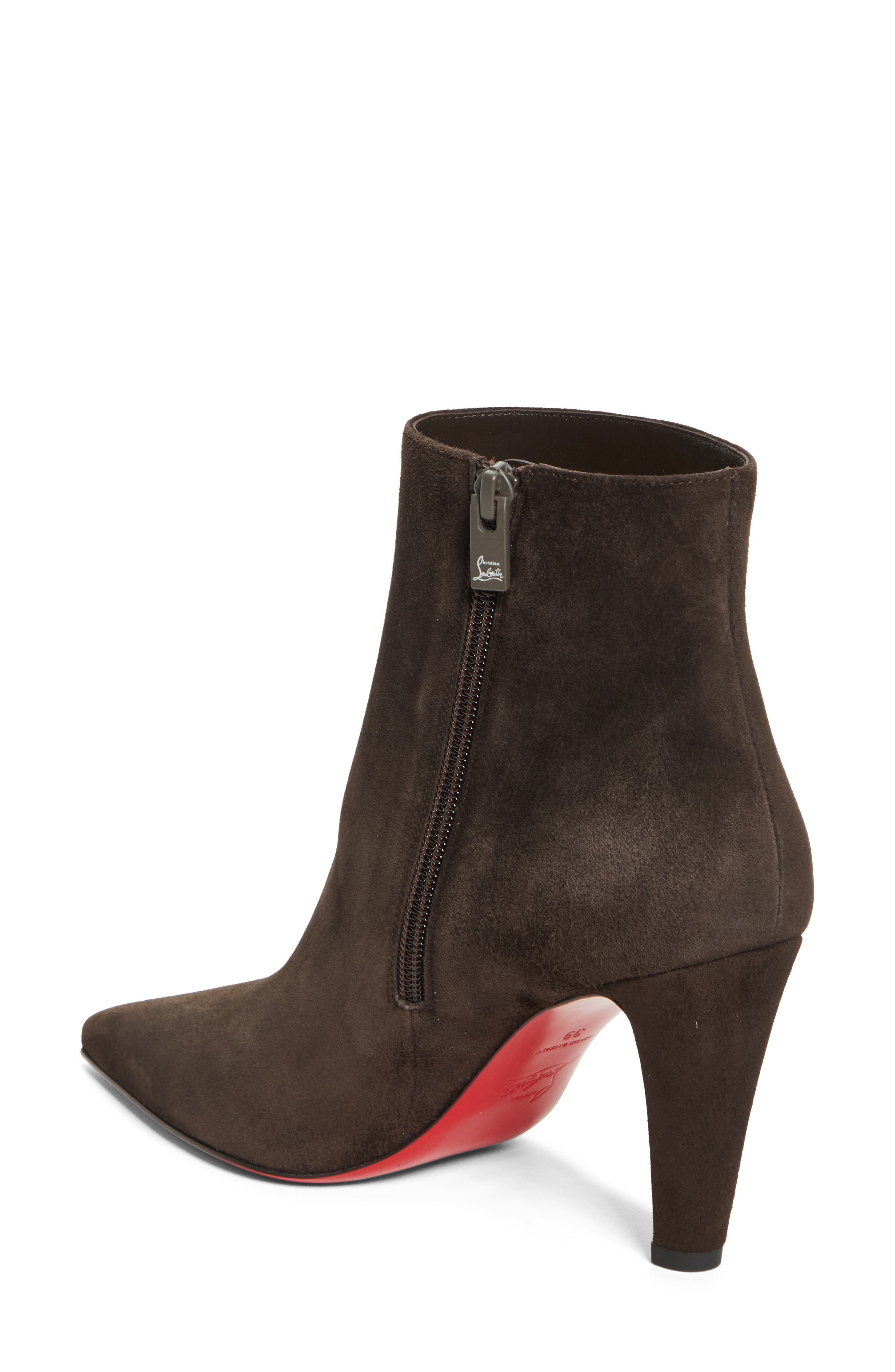 Christian Louboutin Vibella Pointed Toe Bootie in 7164  Cafe at Nordstrom - 2