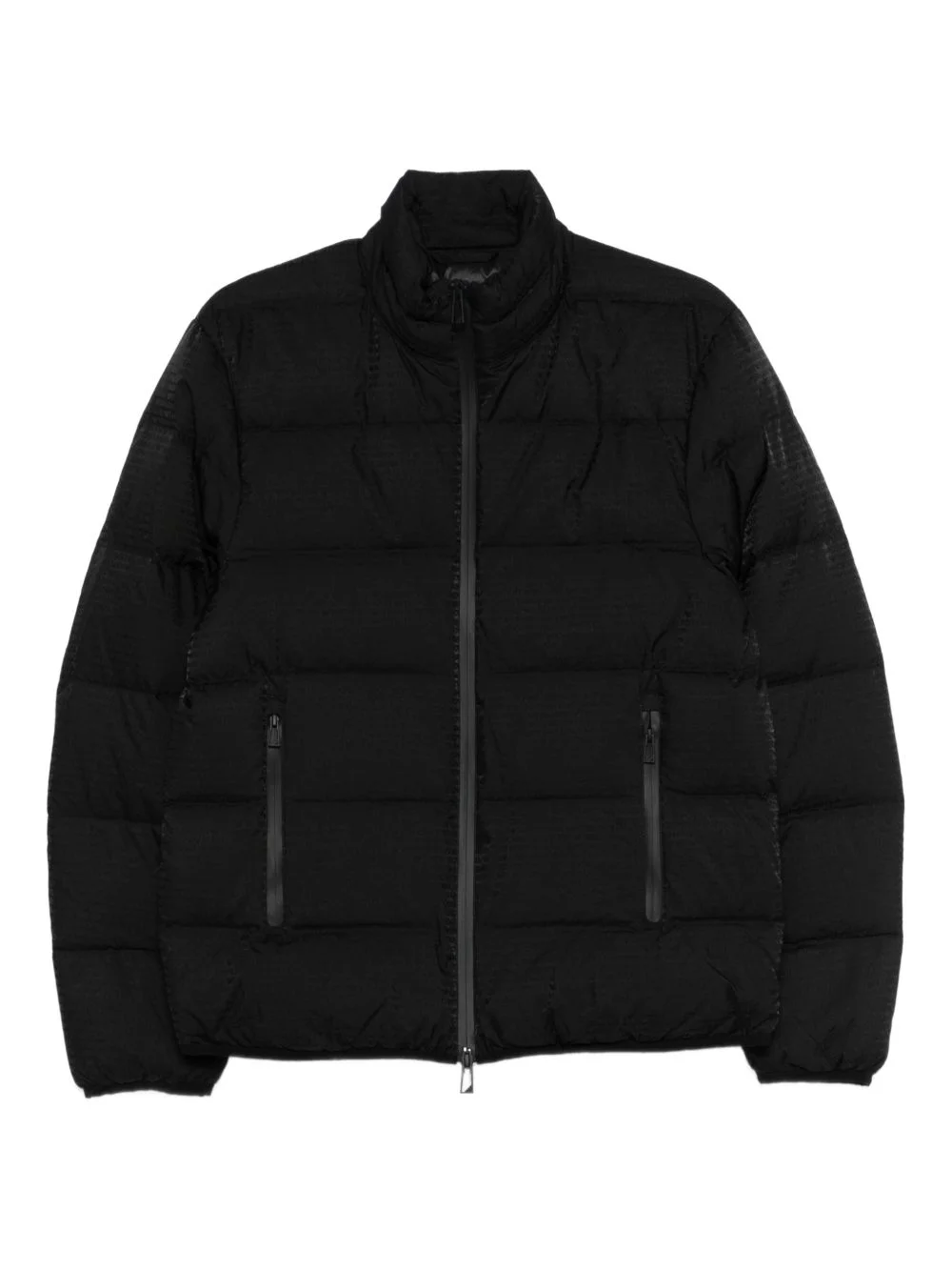 zip-up padded jacket - 1