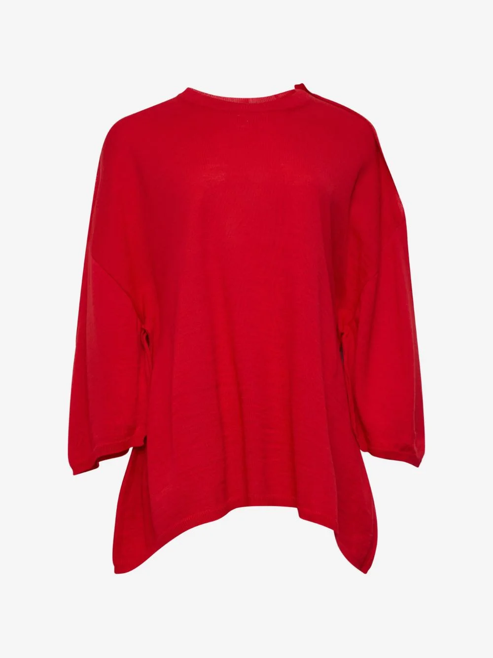 oversized curved-hem sweater - 1