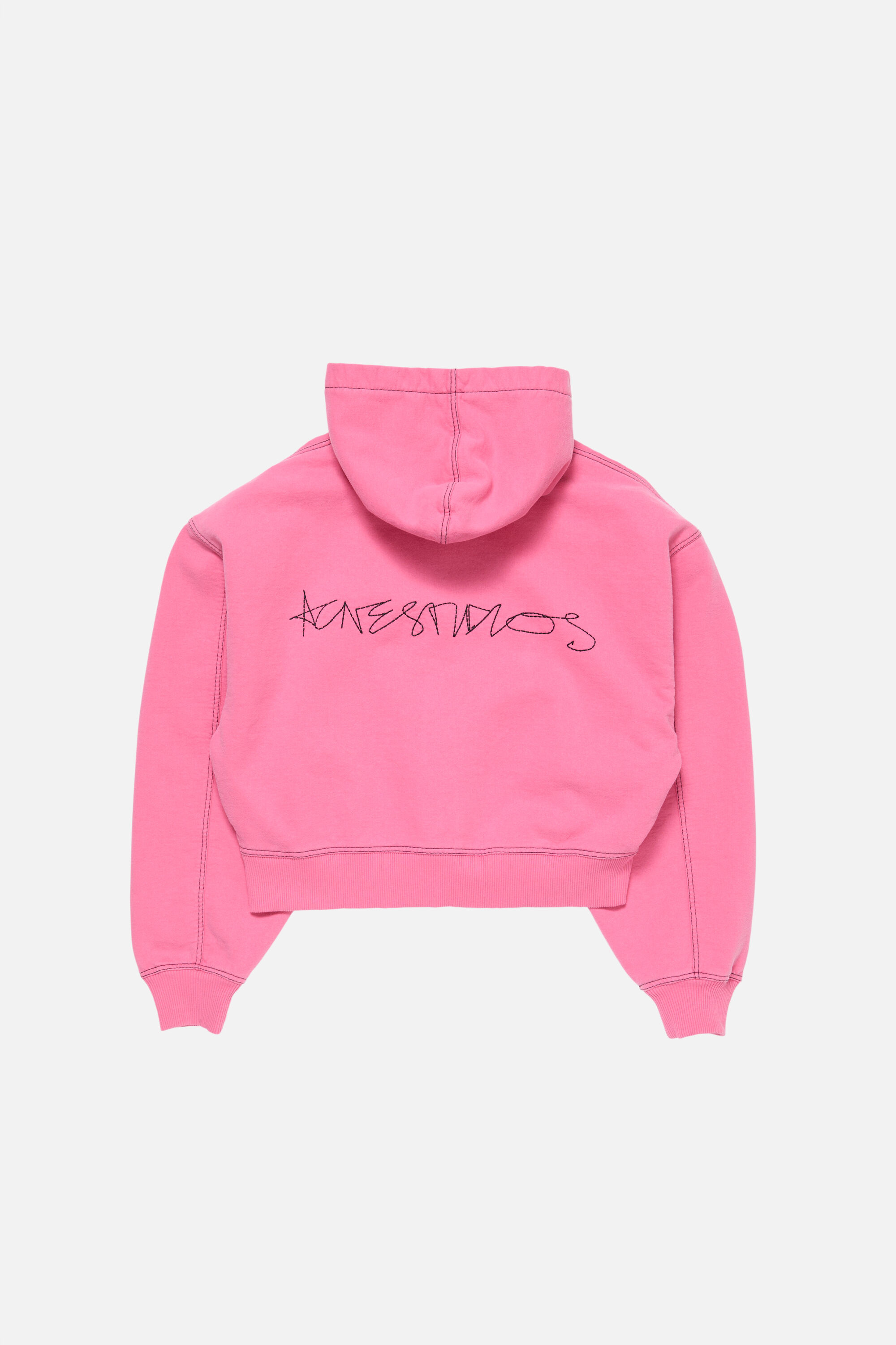 Hooded zip-up sweater - Pink - 7
