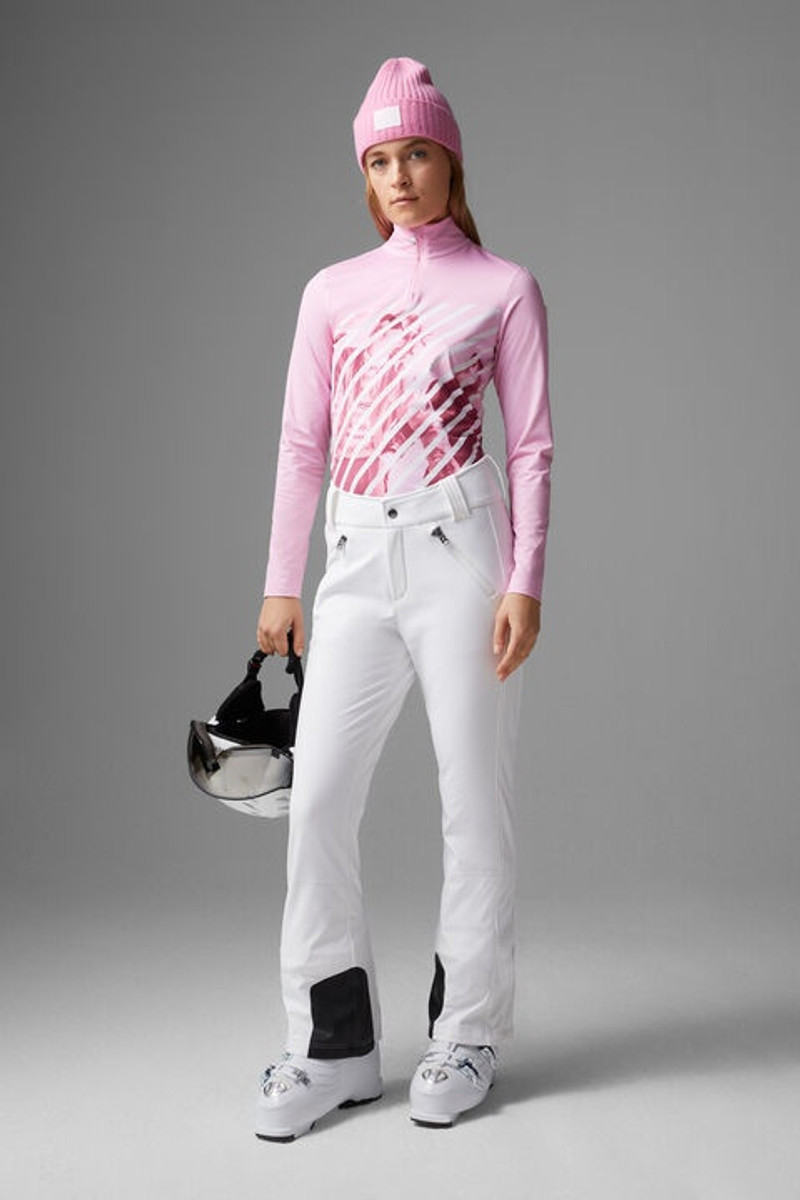 BOGNER Hazel Softshell ski pants in White outlook