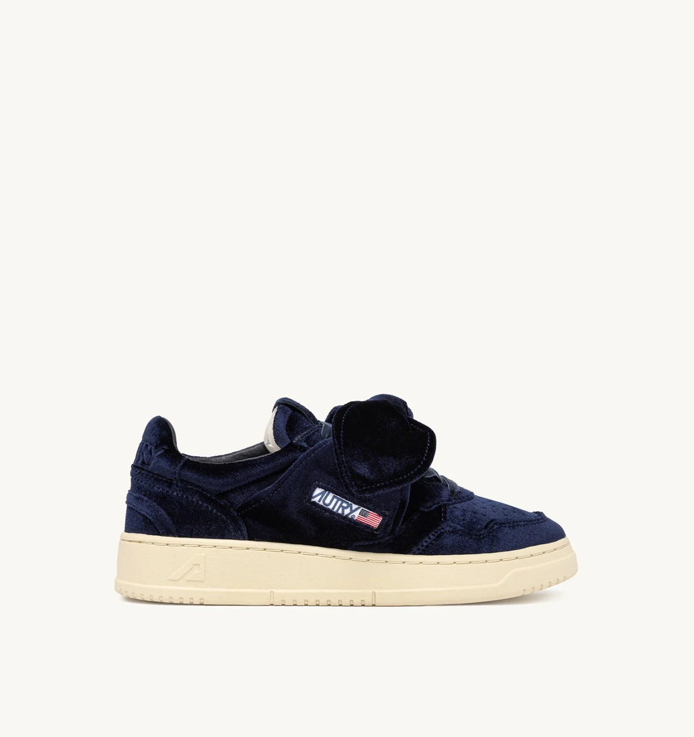 MEDALIST LOW BOW 'VELVET' SNEAKERS COLOR BLUE - 1