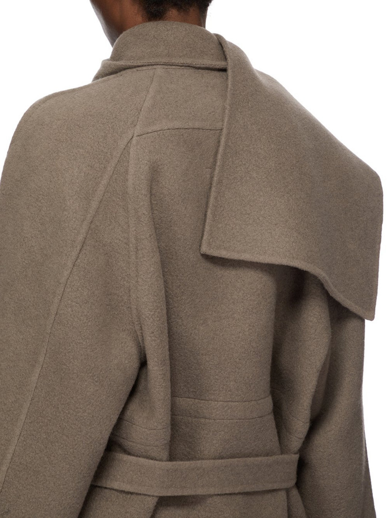 Scarf-detailed Belted Cashmere Jacket 5