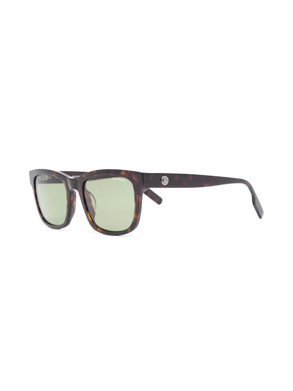 tortoiseshell-effect oversize-frame sunglasses - 2