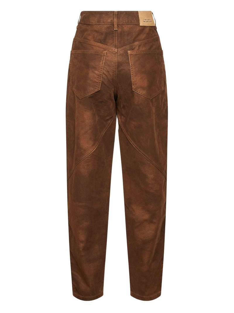 Isabel Marant Étoile embossed five-pocket trousers outlook