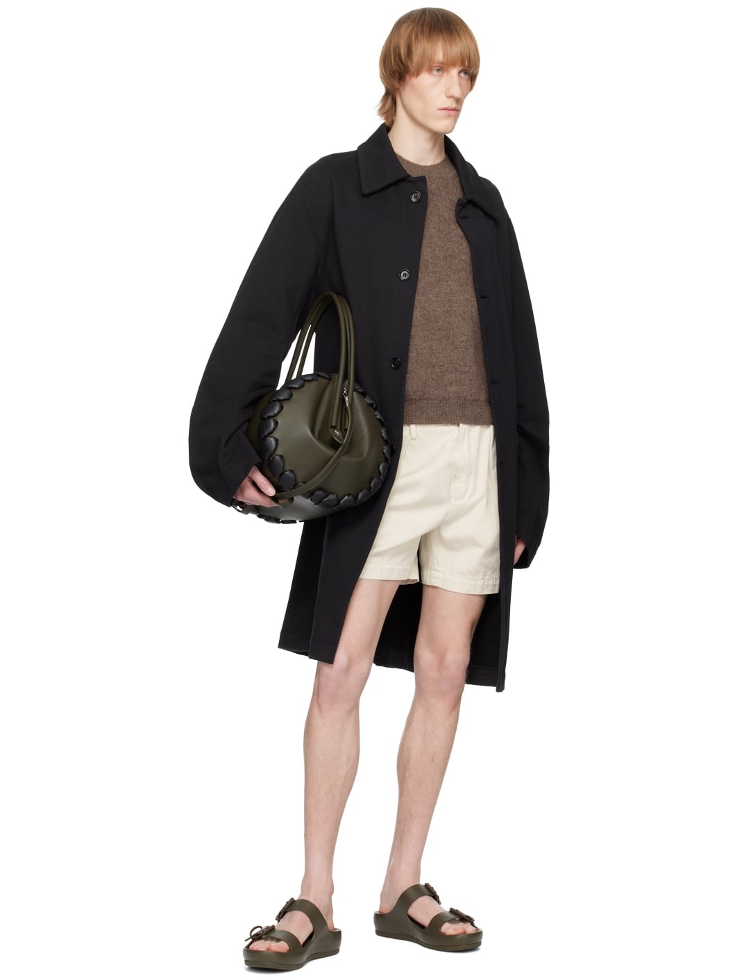 Khaki Natacha Ramsay-Levi Edition Medium Braided Float Bag - 4