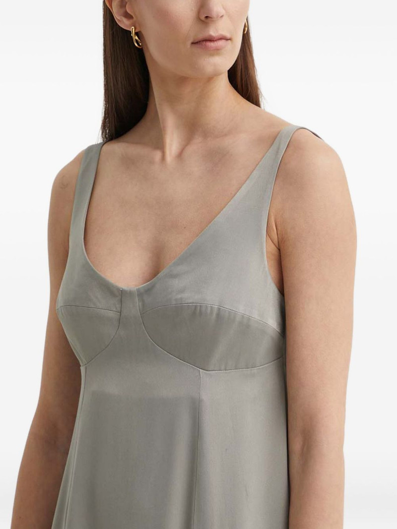 asymmetrical draped dress 4