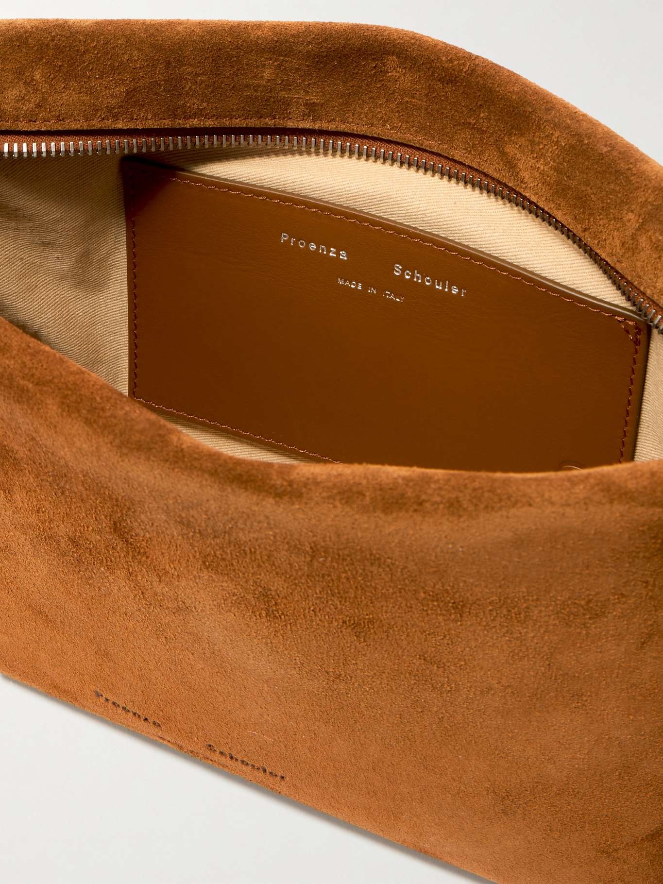 Bond suede shoulder bag - 5